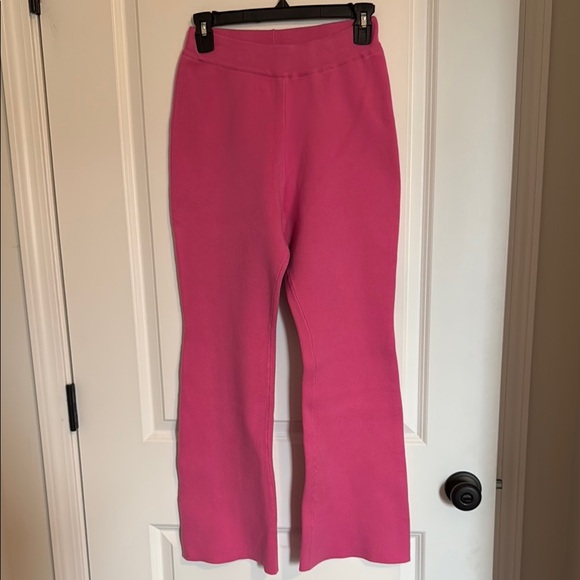 Endless Rose Pants - Bright Pink Flared Lounge Pants